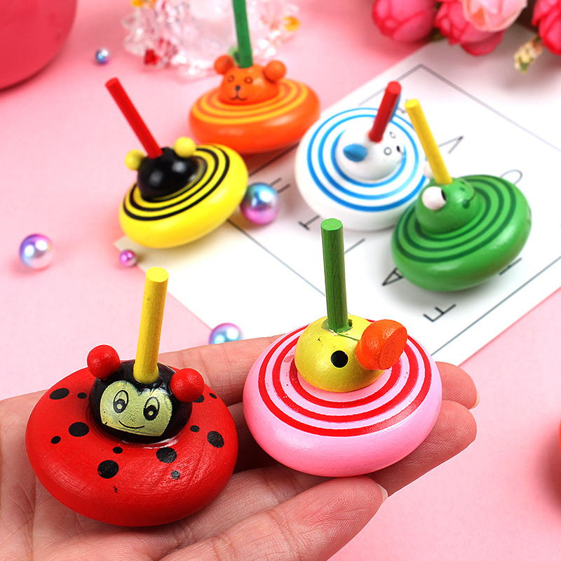 Đồ Chơi Con Quay Gỗ Cho Bé