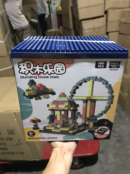 Bộ Xếp Hình Lego 520 Chi Tiết (Kiện 24 Cái)