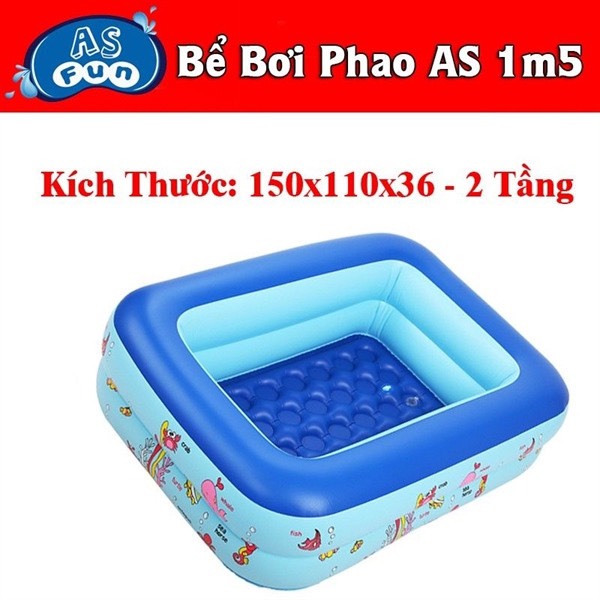 Bể bơi 1.5M 2 tầng ( Thùng 27 )