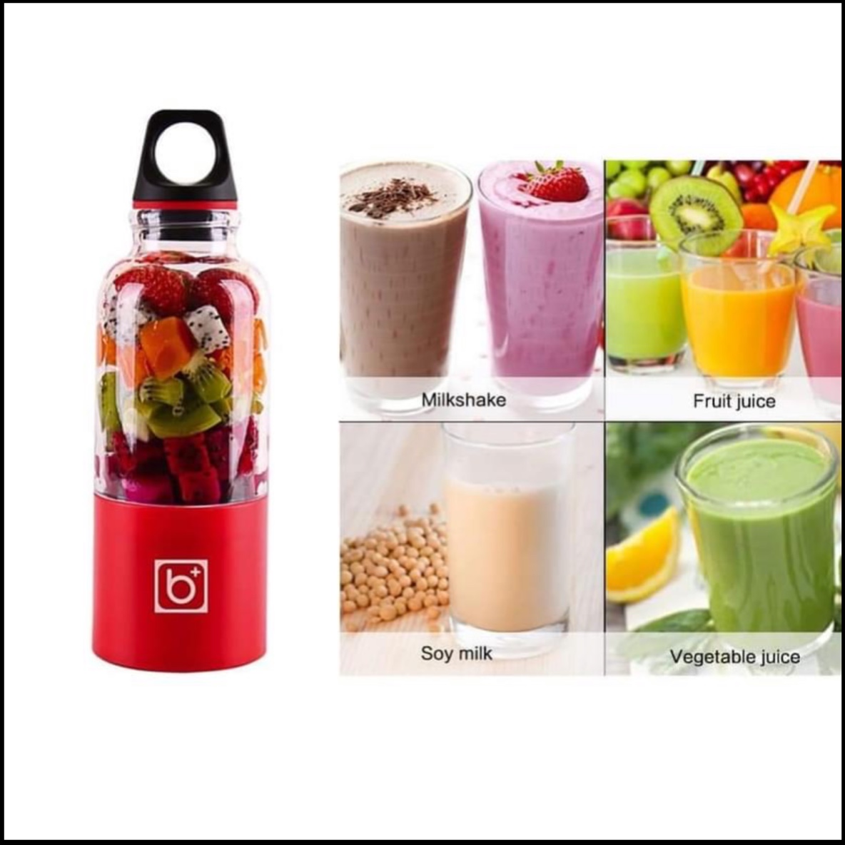 Máy Xay Sinh Tố Tích Điện Cầm Tay BINGO