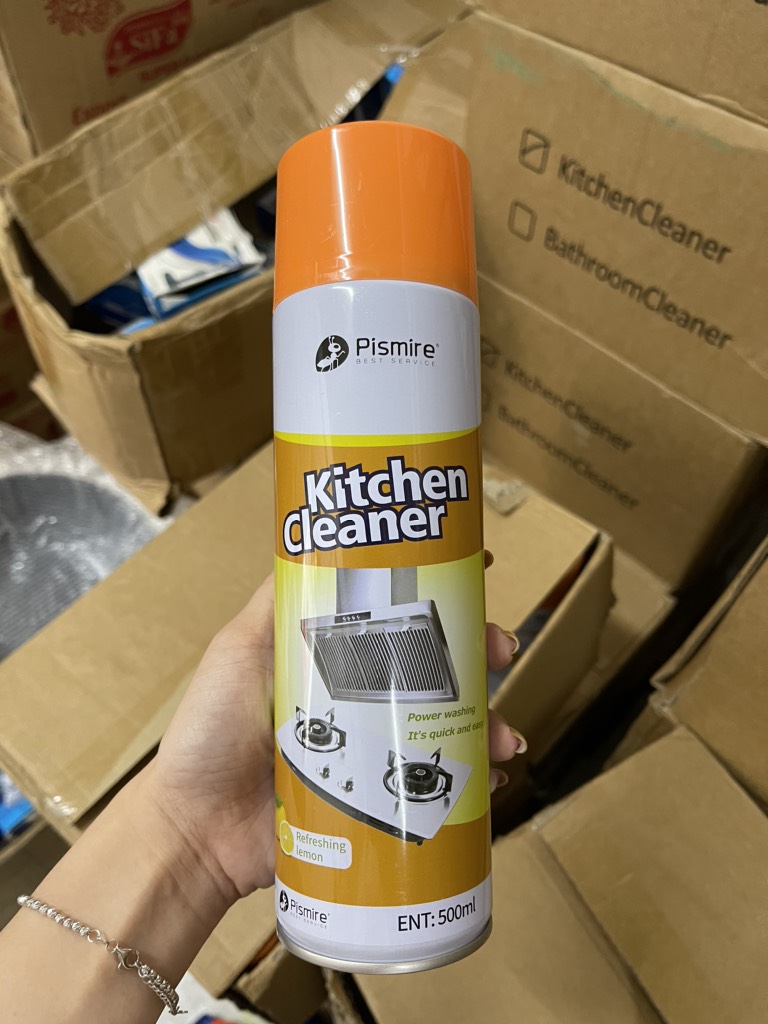Chai Xịt Vệ Sinh nhà Bếp Kitchen Cleaner 500ml (Thùng 24 Cái)