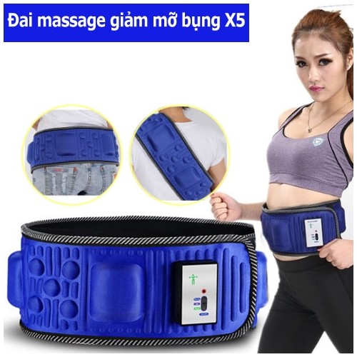 Đai Massage X5 Giảm Mỡ Bụng (Loại Cắm Điện)