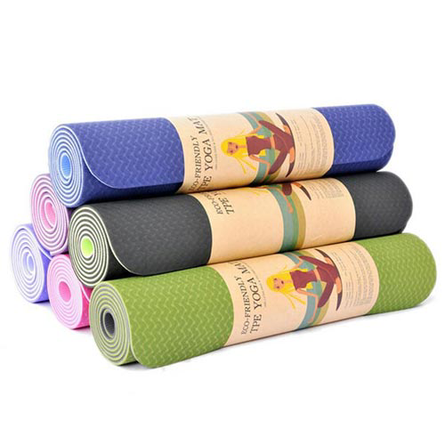 Thảm Yoga TPE 2 Lớp 6mm (Kiện 12 Cái)