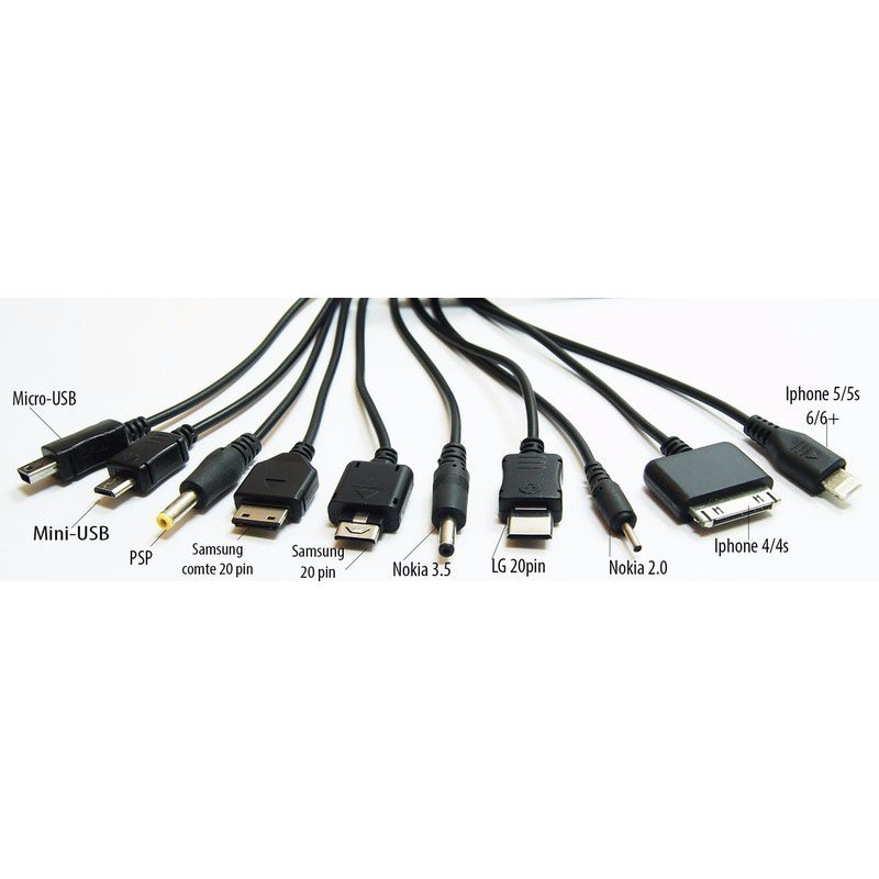 Cáp Sạc 10 Đầu Đa Năng