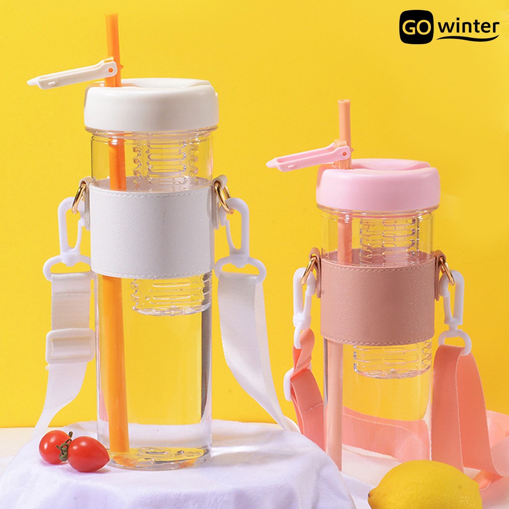 Ly Detox 850Ml Trong Suốt Kèm Dây Đeo ( Thùng 80)