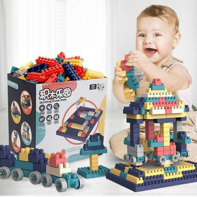 Bộ Xếp Hình Lego 520 Chi Tiết (Kiện 24 Cái)