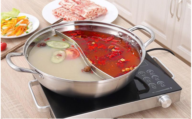 Nồi Lẩu 2 Ngăn Hotpot Size 30cm ( Thùng 30 )