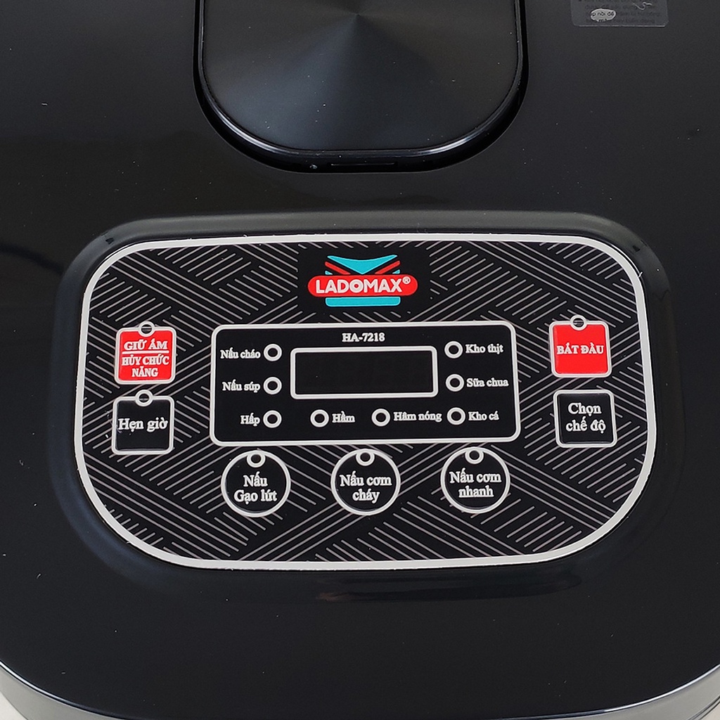 Nồi cơm điện tử Ladomax HA-7218 - Dung tích 1.8L, 700W