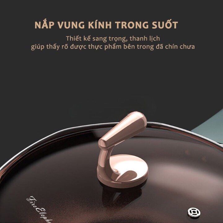 Chảo Có Nắp 33CM Cao Cấp Sang Trọng