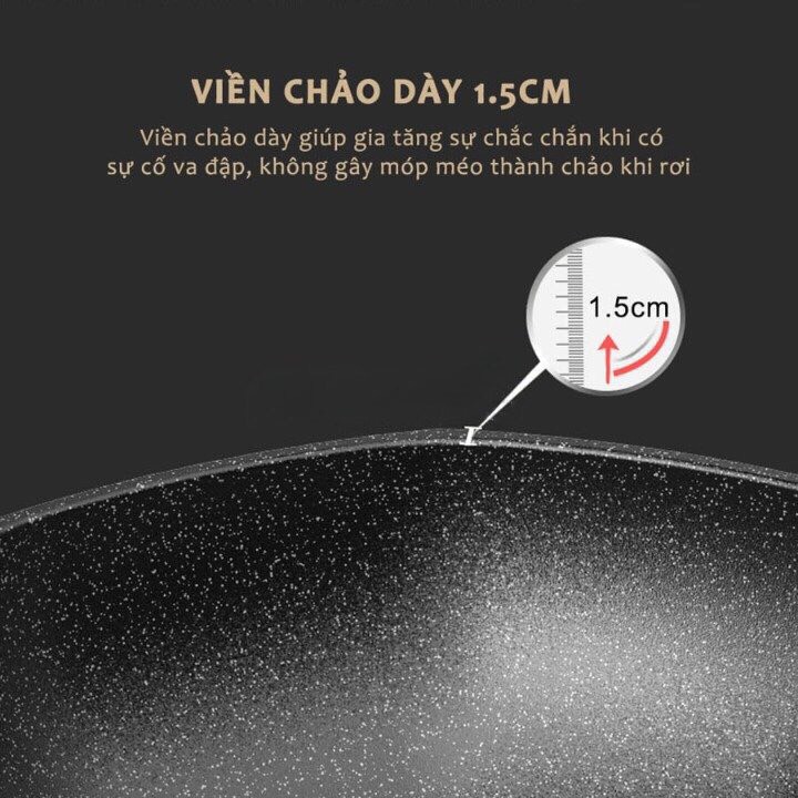 Chảo Có Nắp 33CM Cao Cấp Sang Trọng