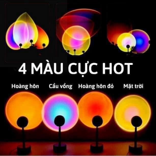 Đèn Hoàng Hôn Sunset 4 Màu Hot Tiktok