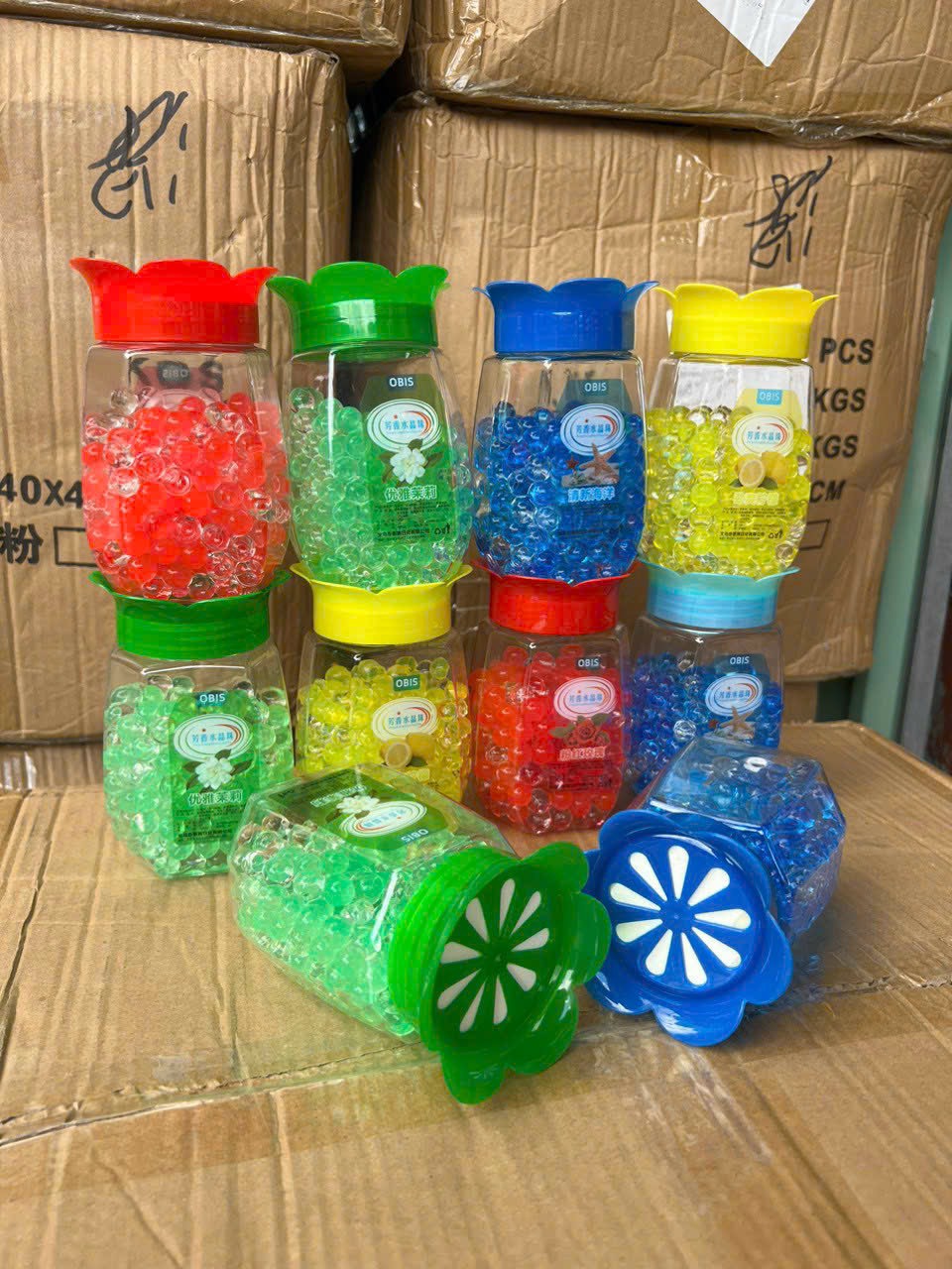 Hộp Sáp Thơm Hạt Trân Châu Hương Hoa Nhiều Mùi (Thùng 60)
