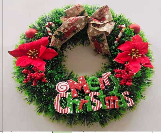 Vòng Nguyệt Quế Noel Size 38cm LOẠI ĐẸP - THÙNG TRỘN 5 MẪU (Thùng 48)