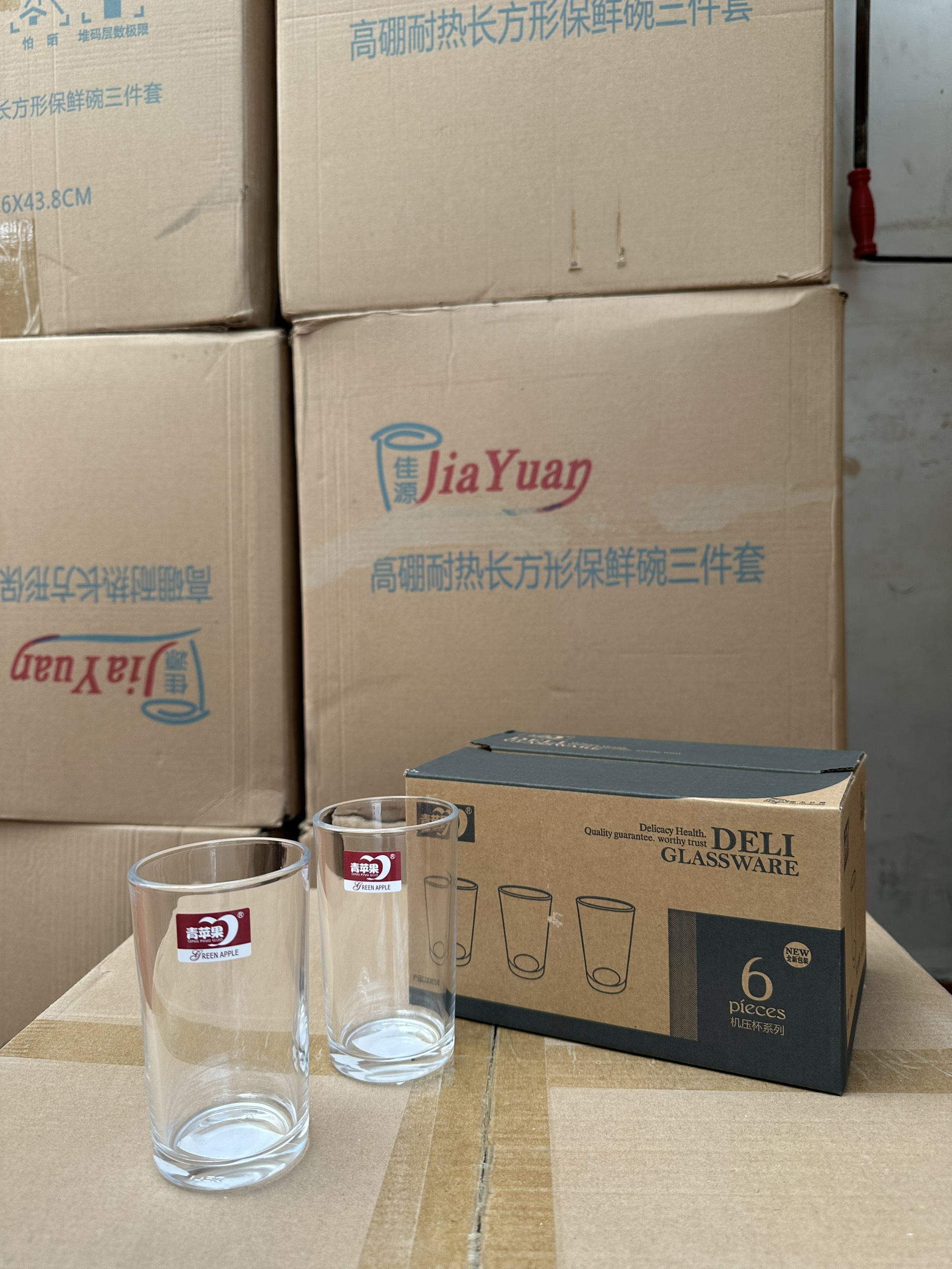 Bộ 6 Ly Thuỷ Tinh Y1052 - 215ml ( Thùng 12 hộp  )