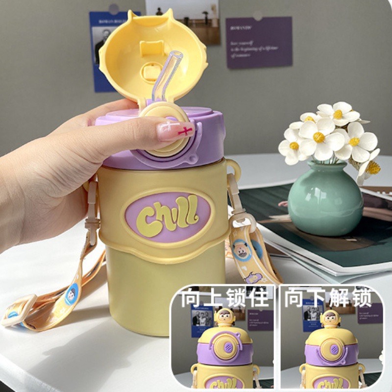 Bình Inox Trẻ Em Phi Hành Gia 500ml JM009 (Thùng 50)