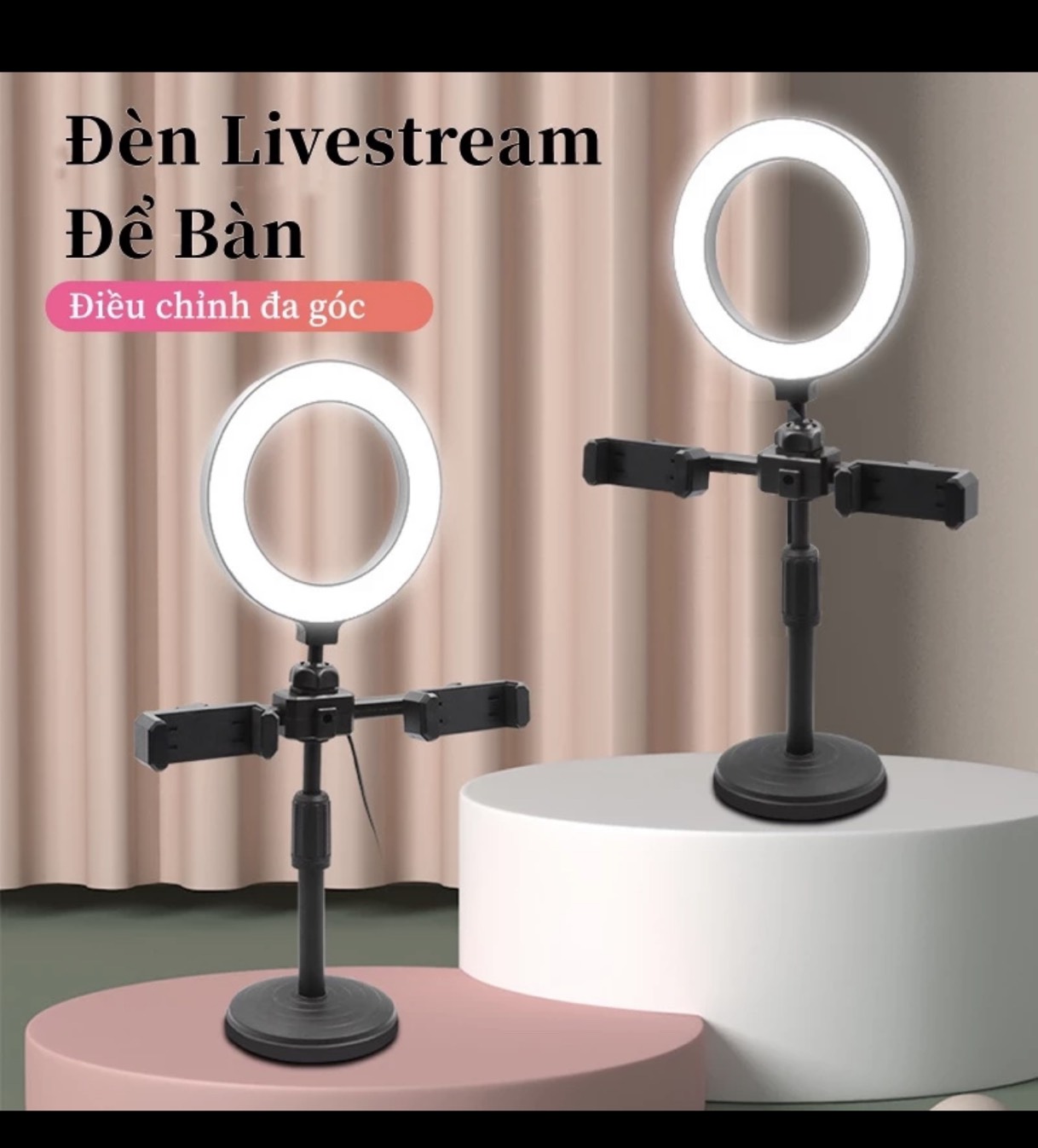 Đèn Livestream Để Bàn ( Thùng 40)