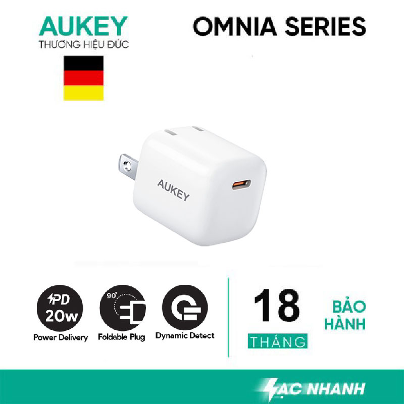 Sạc nhanh PD 20W AUKEY PA-B1 Pro 1 cổng ...