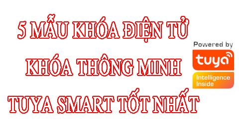 5 mẫu khóa điện tử Tuya smart tốt nhất