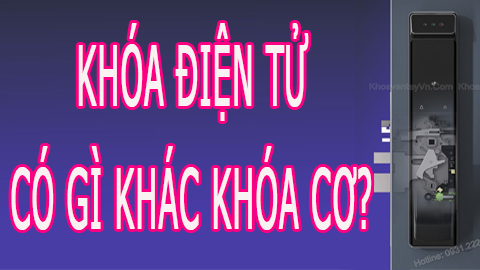 Khóa điện tử có gì khác khóa cơ?