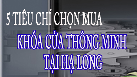 5 Tiêu chí chọn mua khóa cửa thông minh tại Hạ Long