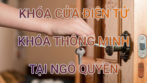 Khóa cửa thông minh tại Ngô Quyền Hải Phòng