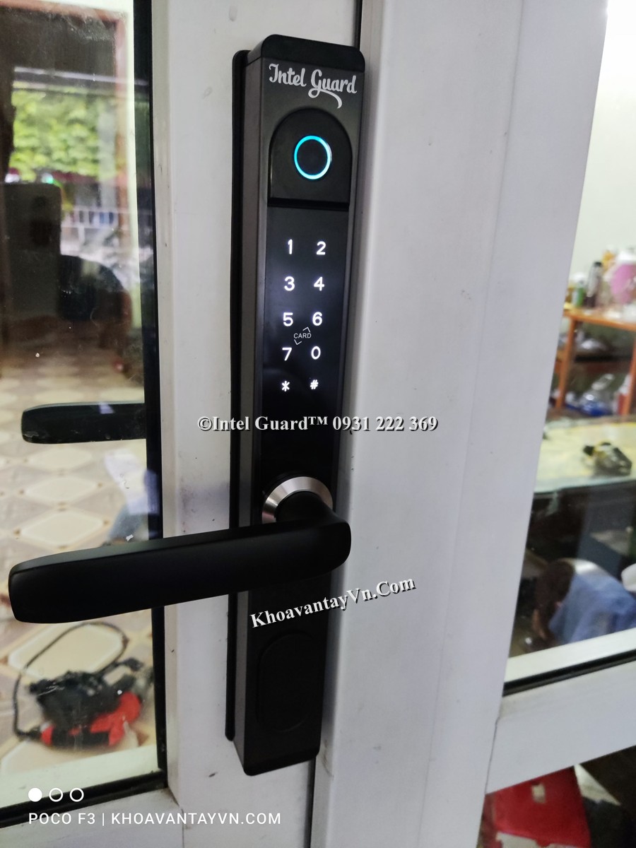 Khóa vân tay khóa từ cửa nhôm KCN03