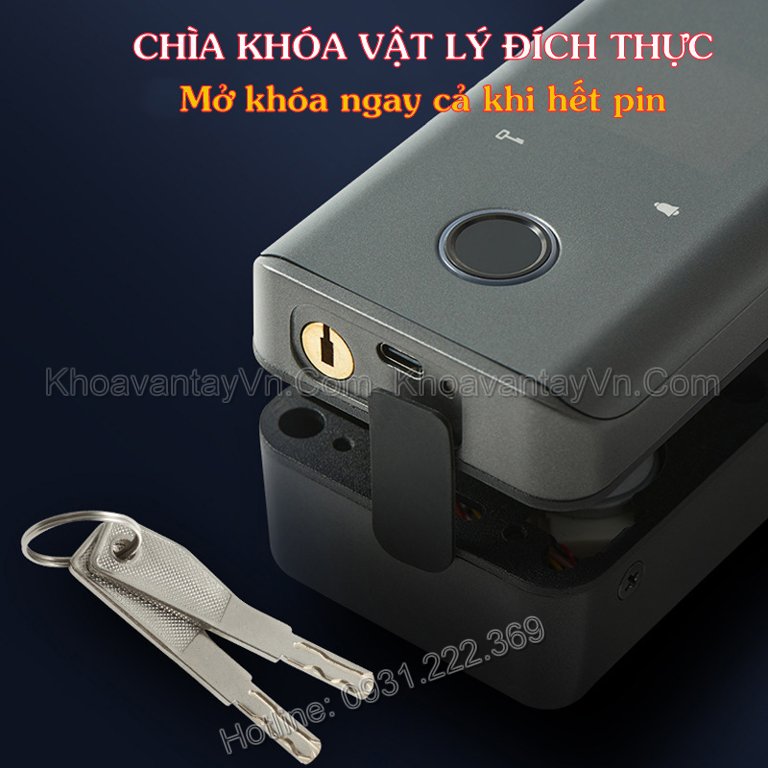 Khoá điện tử thông minh cửa kính IGD02 tại Hải Phòng
