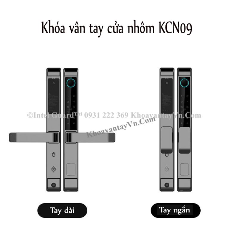 Khóa thông minh cửa nhôm kính KCN09 uy tín tại Hạ Long Quảng Ninh