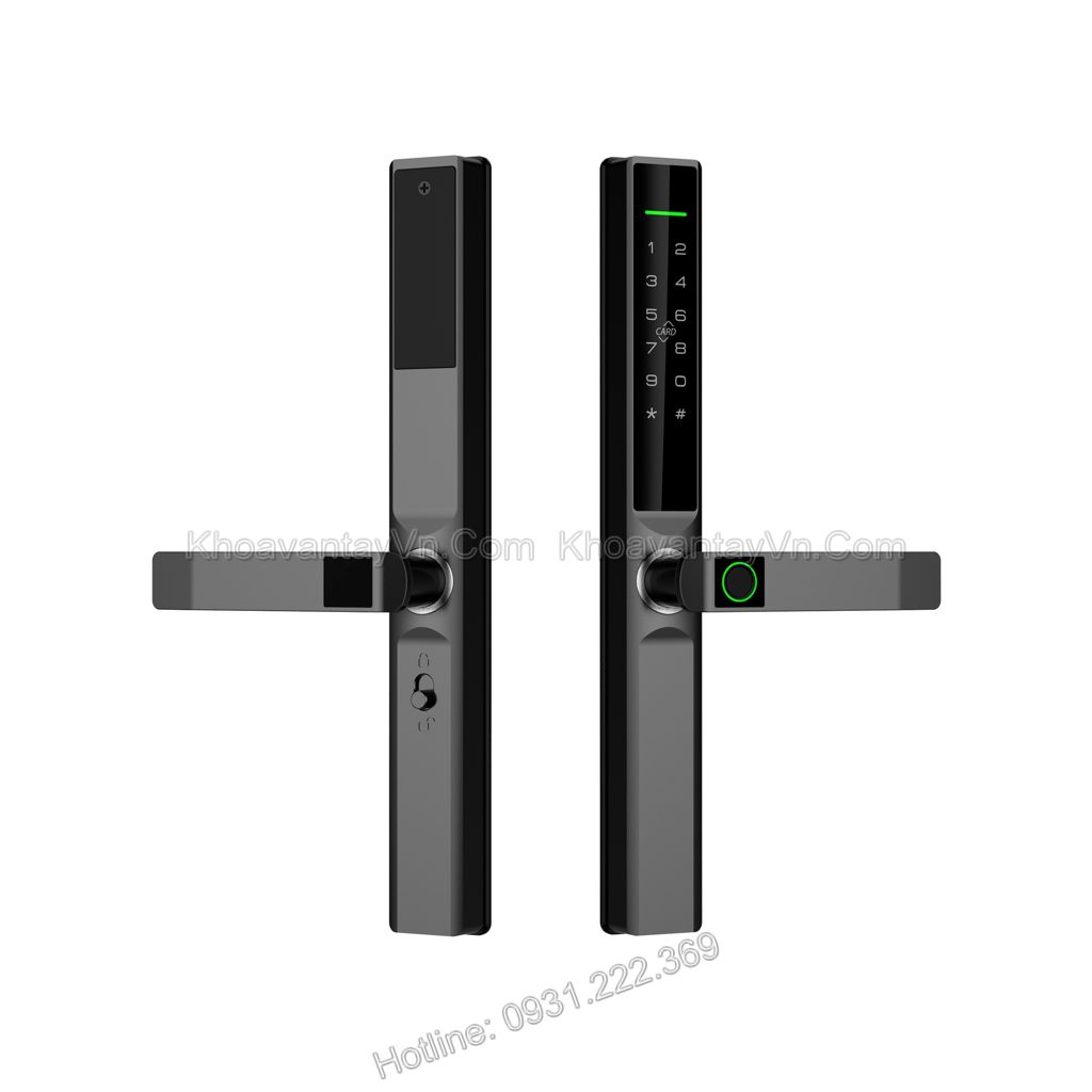 Khóa vân tay cửa nhôm KCN08