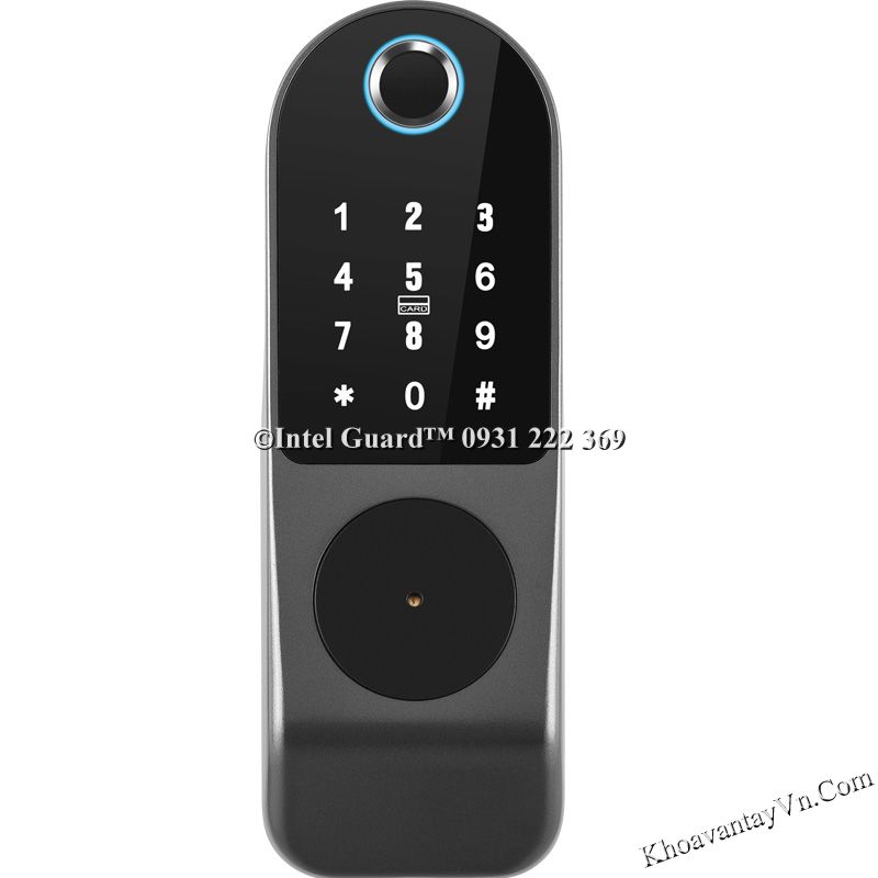 Khoá từ vân tay cổng sắt cửa inox X1 giá rẻ tại Hải Phòng