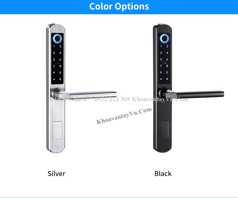 Khoá vân tay khóa điện tử cửa nhôm KCN06 tại Hải Phòng
