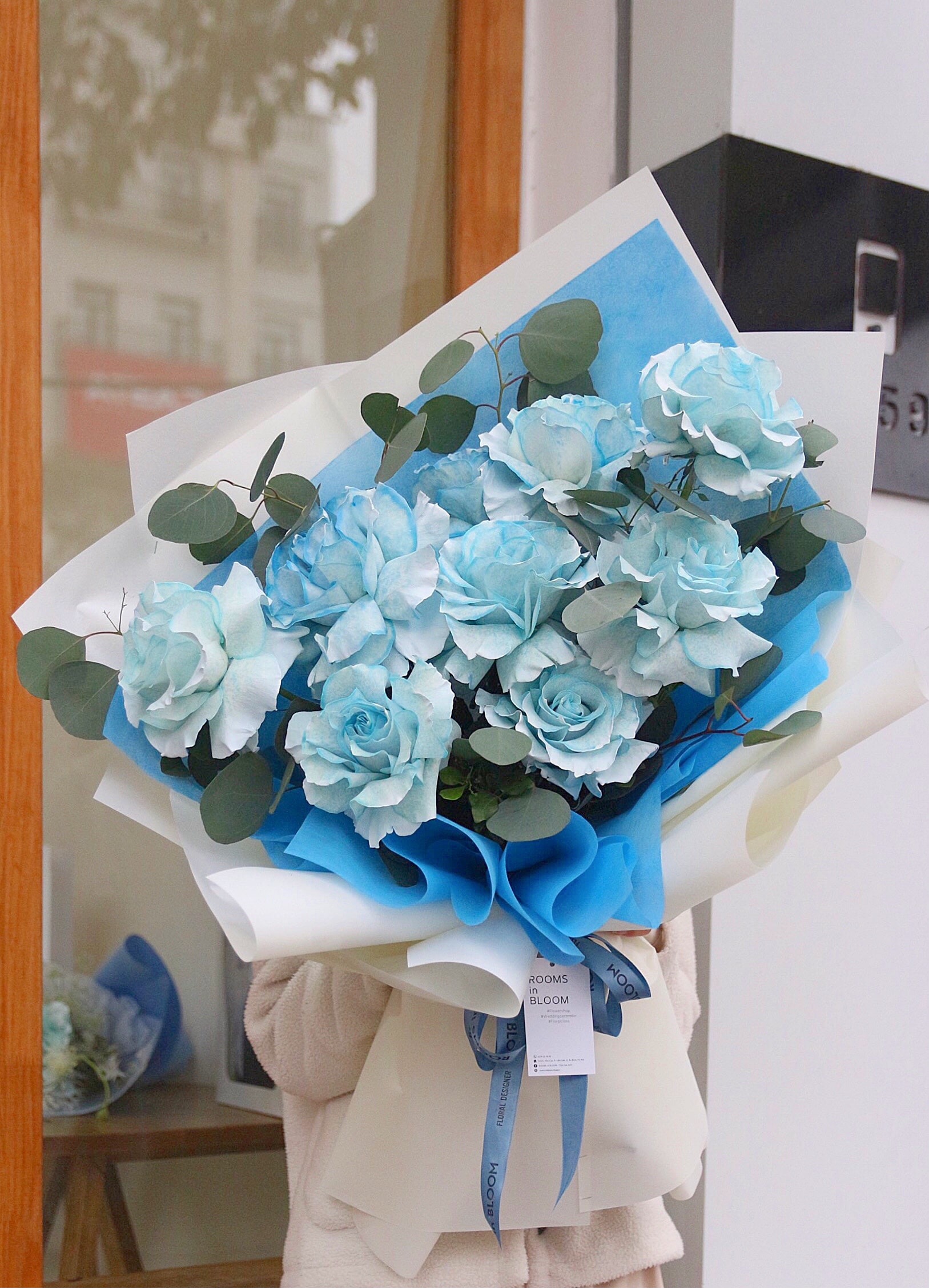 You 're my Blue Sky (9 Ecuadorian Blue Roses)