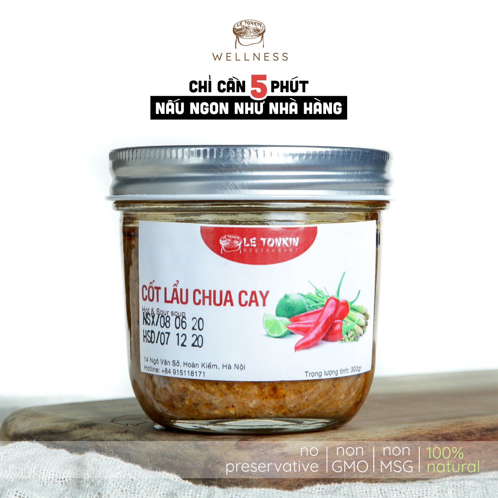 Cốt lẩu chua cay Le Tonkin
