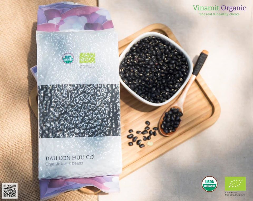 Đậu đen xanh lòng Hữu cơ Vinamit