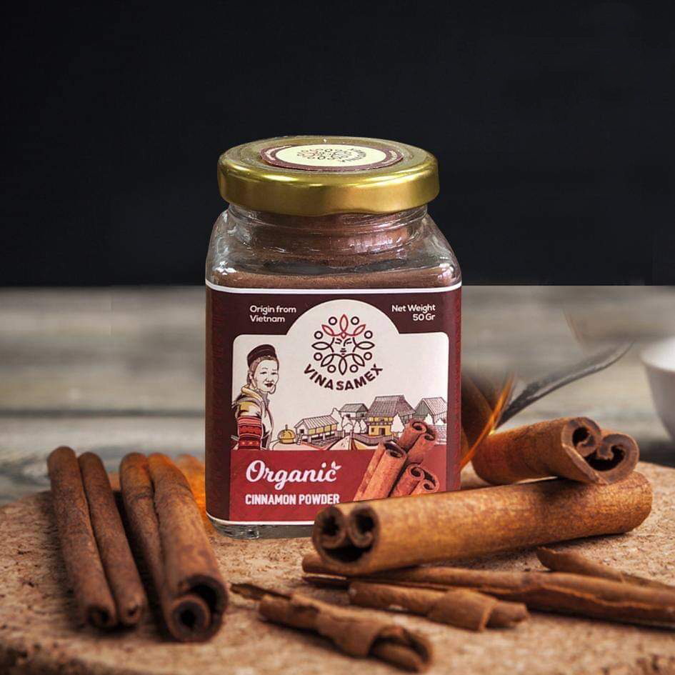 Bột quế Hữu cơ Vinasamex 50g