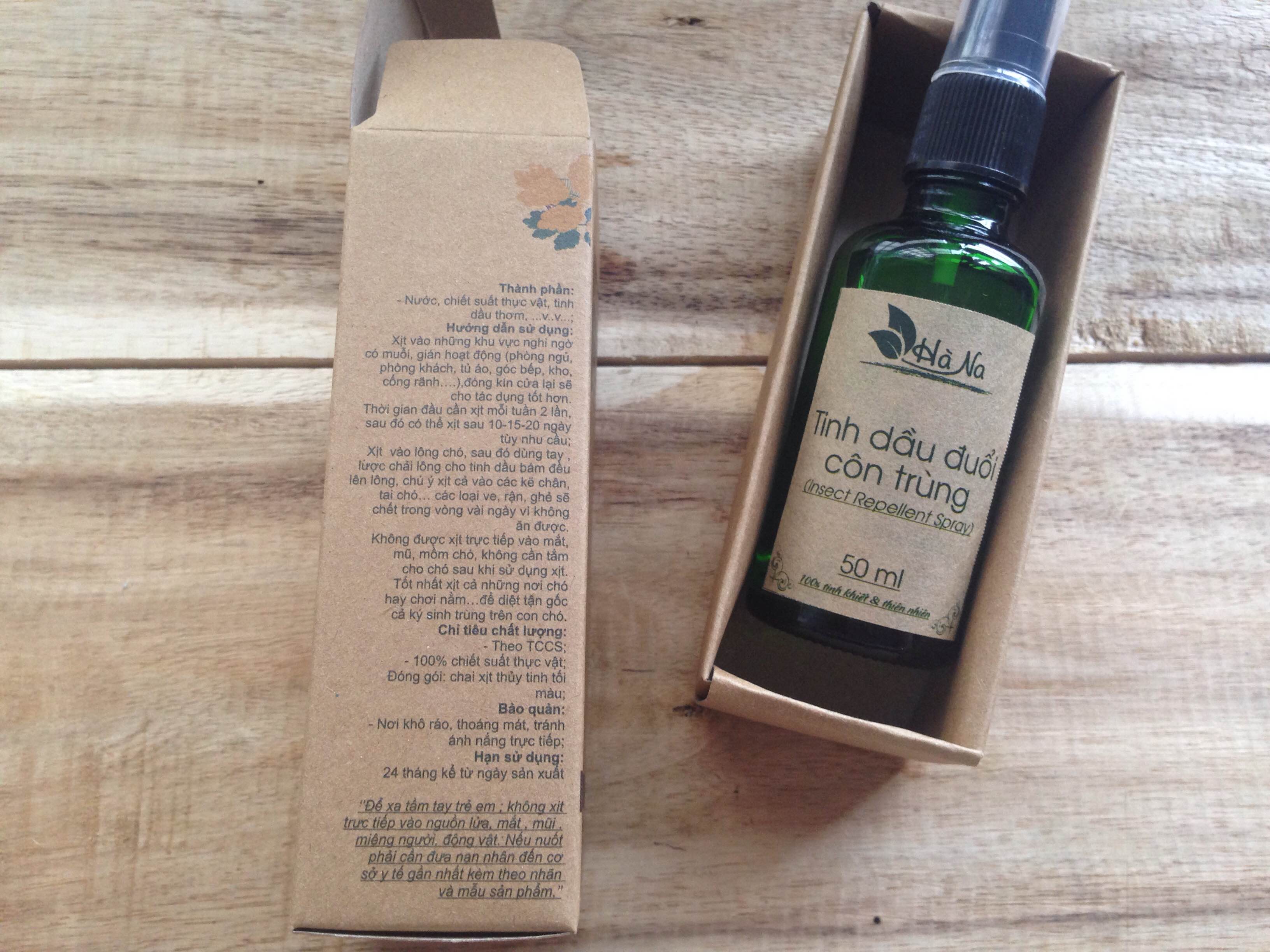 Tinh dầu đuổi côn trùng Hà Na 50ml