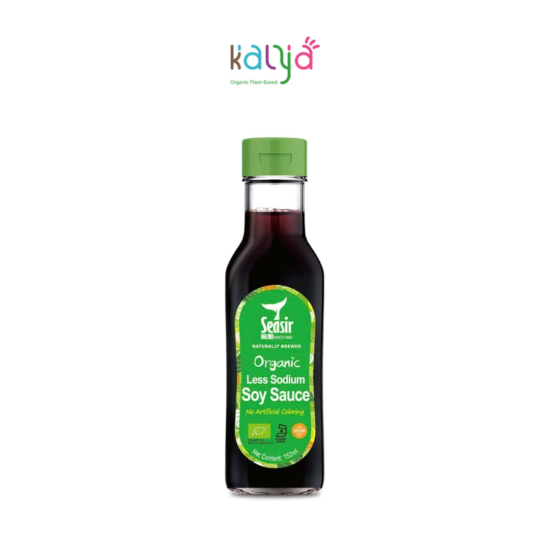 Nước tương hữu cơ  ít muối seasir 152ml