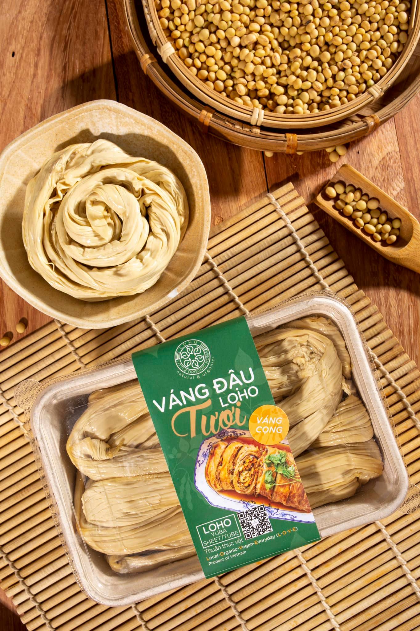Váng đậu tươi cọng non-gmo Loho 400gr