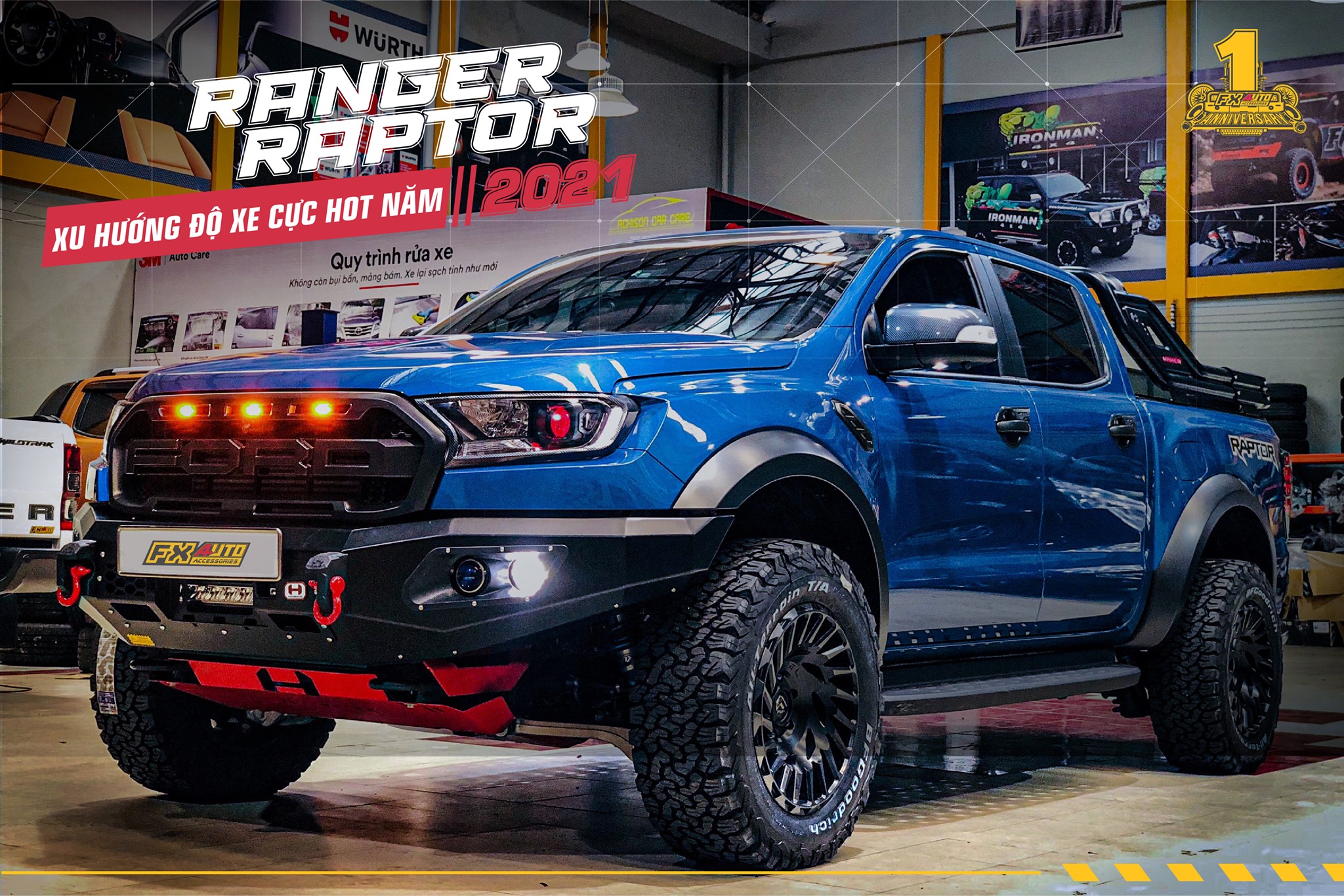 1 Ford Ranger Raptor độ Full phụ kiện ngoại thất  nội thất
