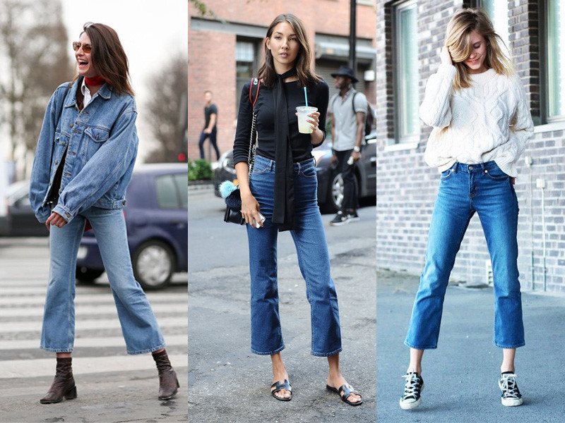 Đợi hè bớt nóng là phải mặc váy denim ngay thôi!