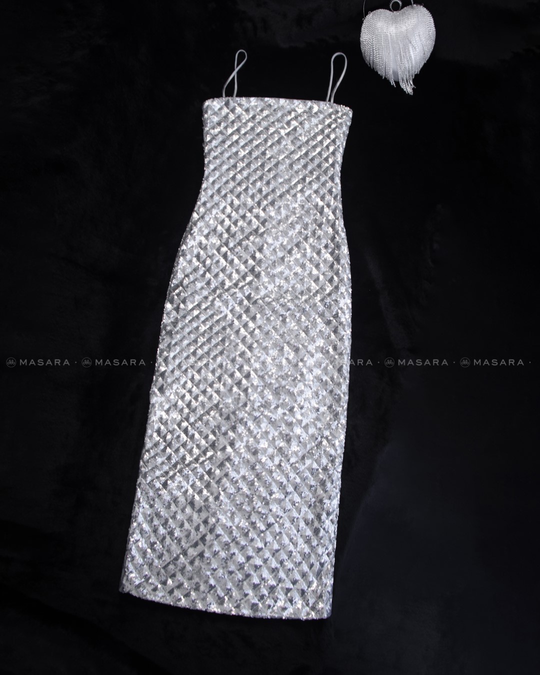 Đầm dạ hội dự tiệc cao cấp màu xám bạc sang trọng-DH10 - NiNiStore 2024