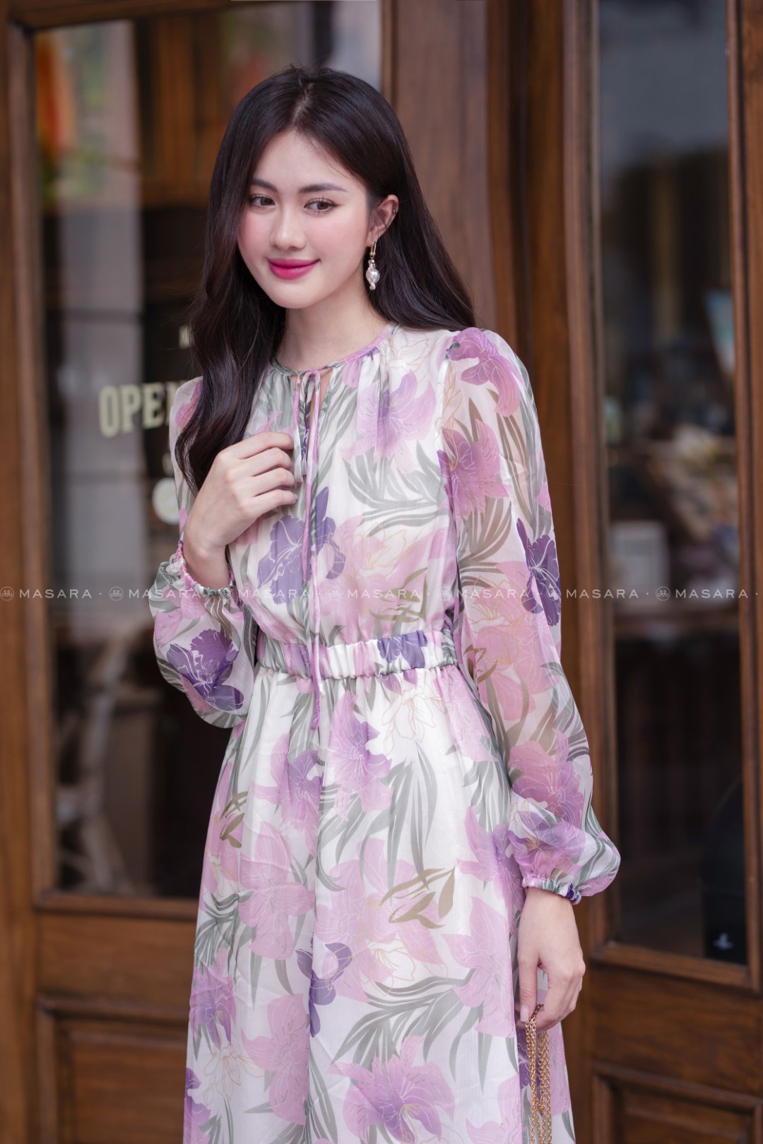 ĐẦM TƠ HOA LY TÍM