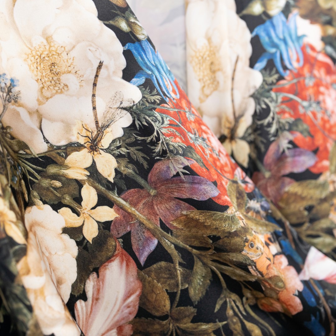 ÁO KIMONO LỤA (HOA)