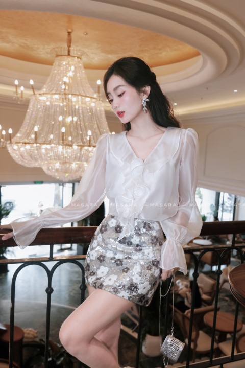 CHÂN VÁY HOA KIM SA