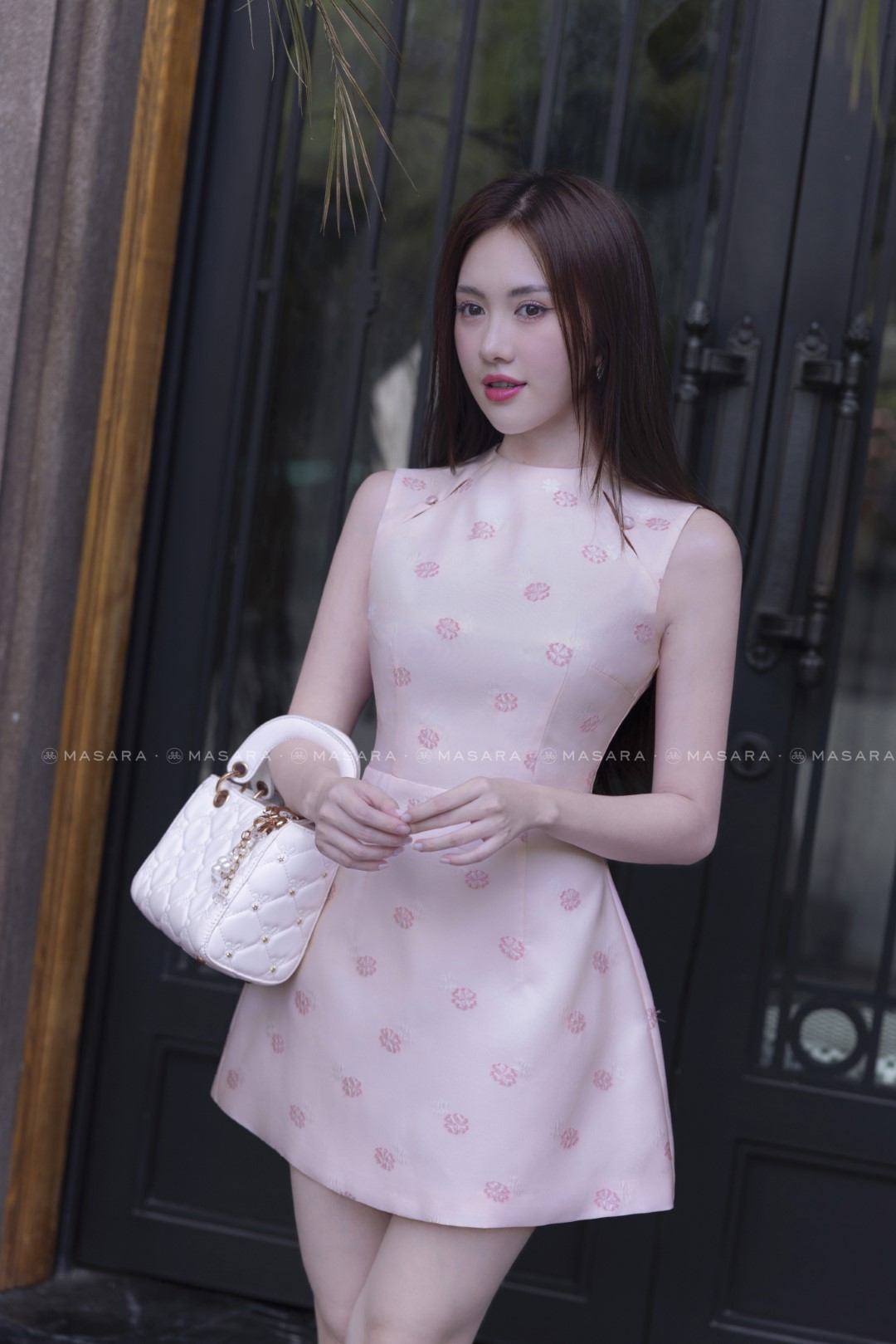 ĐẦM XỐP HOA NHÍ HỒNG