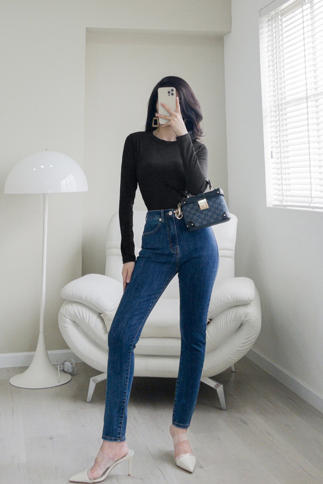 Quần jean ôm xanh cửu long