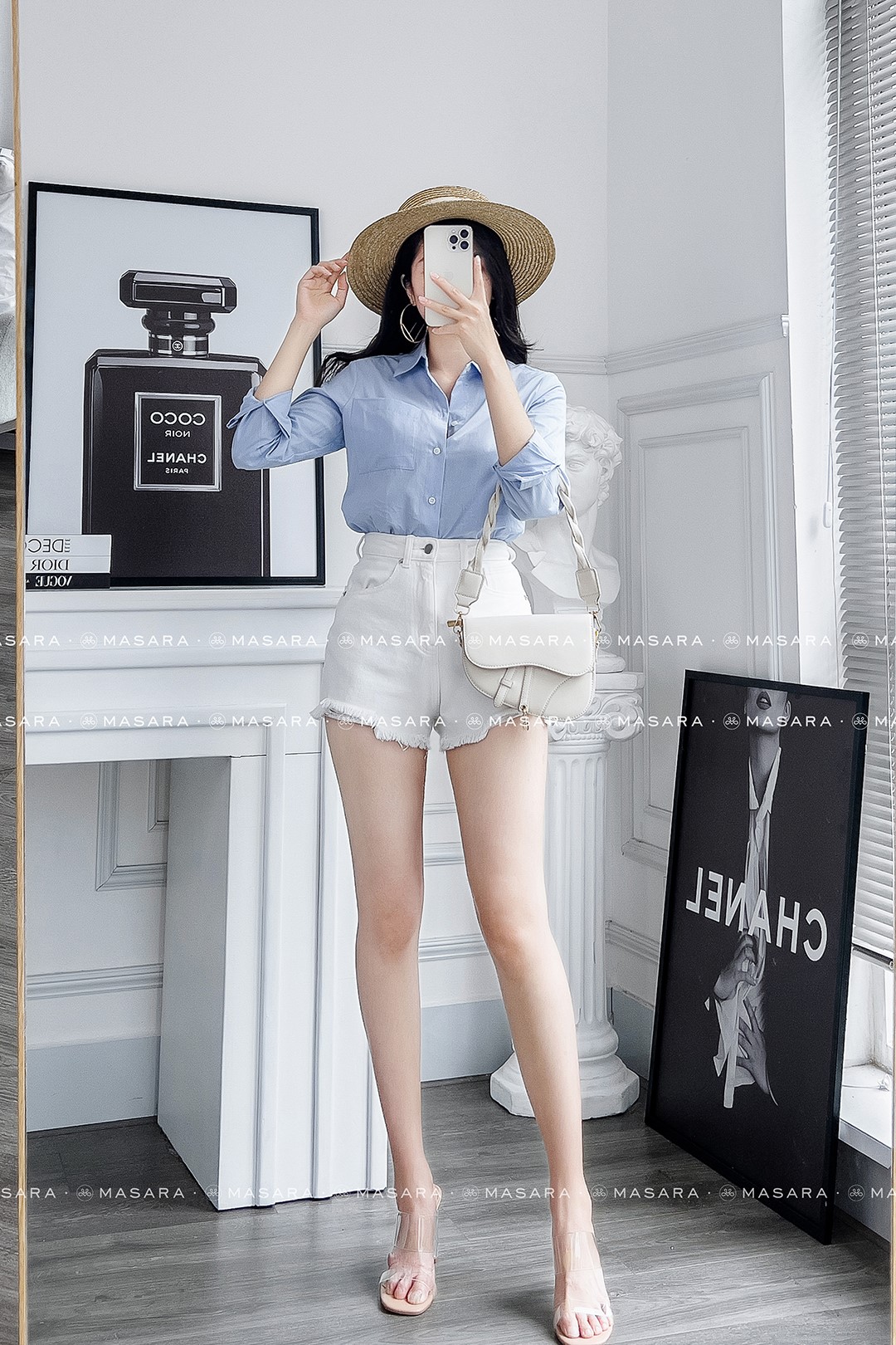 SƠ MI XANH DA TRỜI