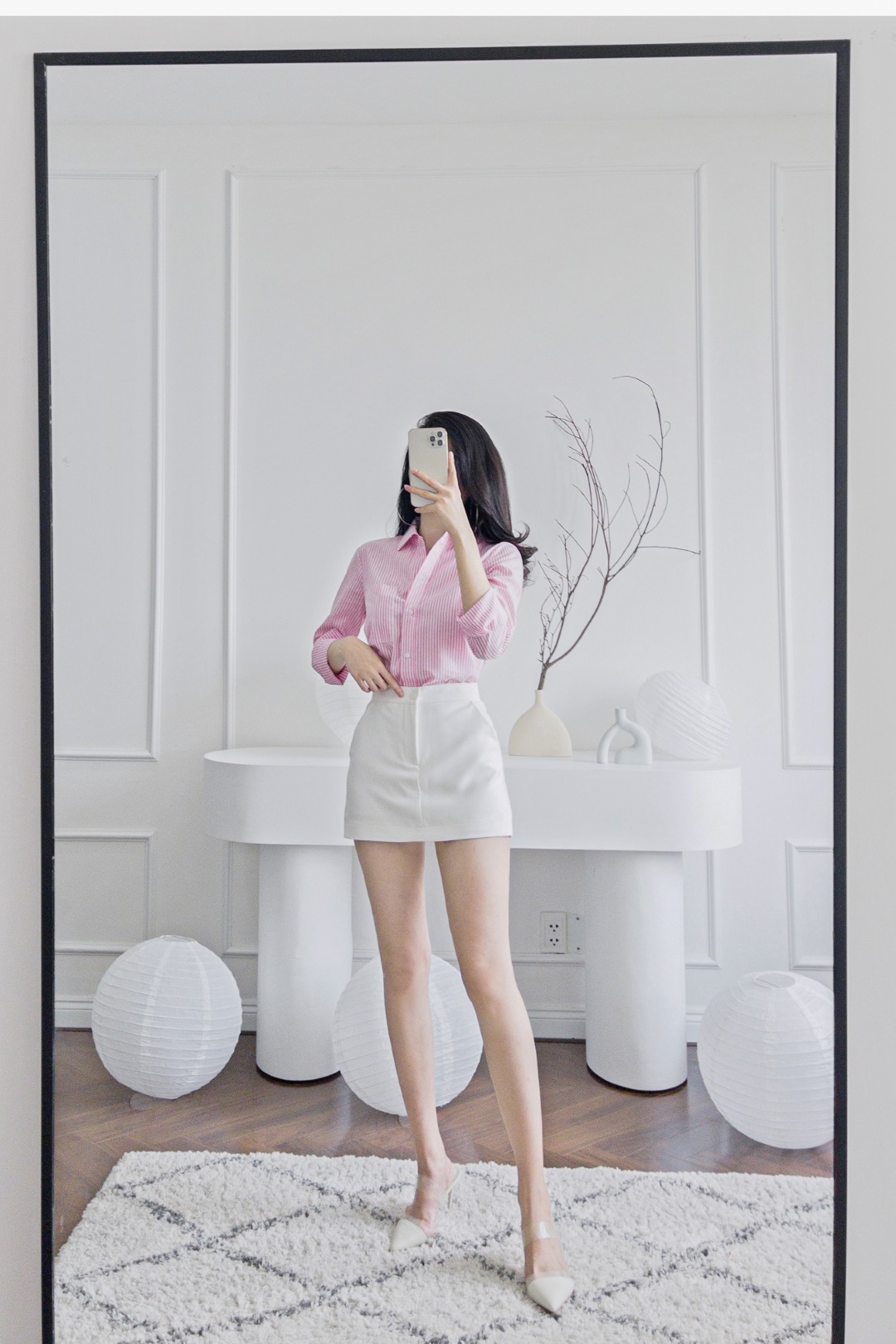 ÁO KẺ NHÍ 1 TÚI HỒNG