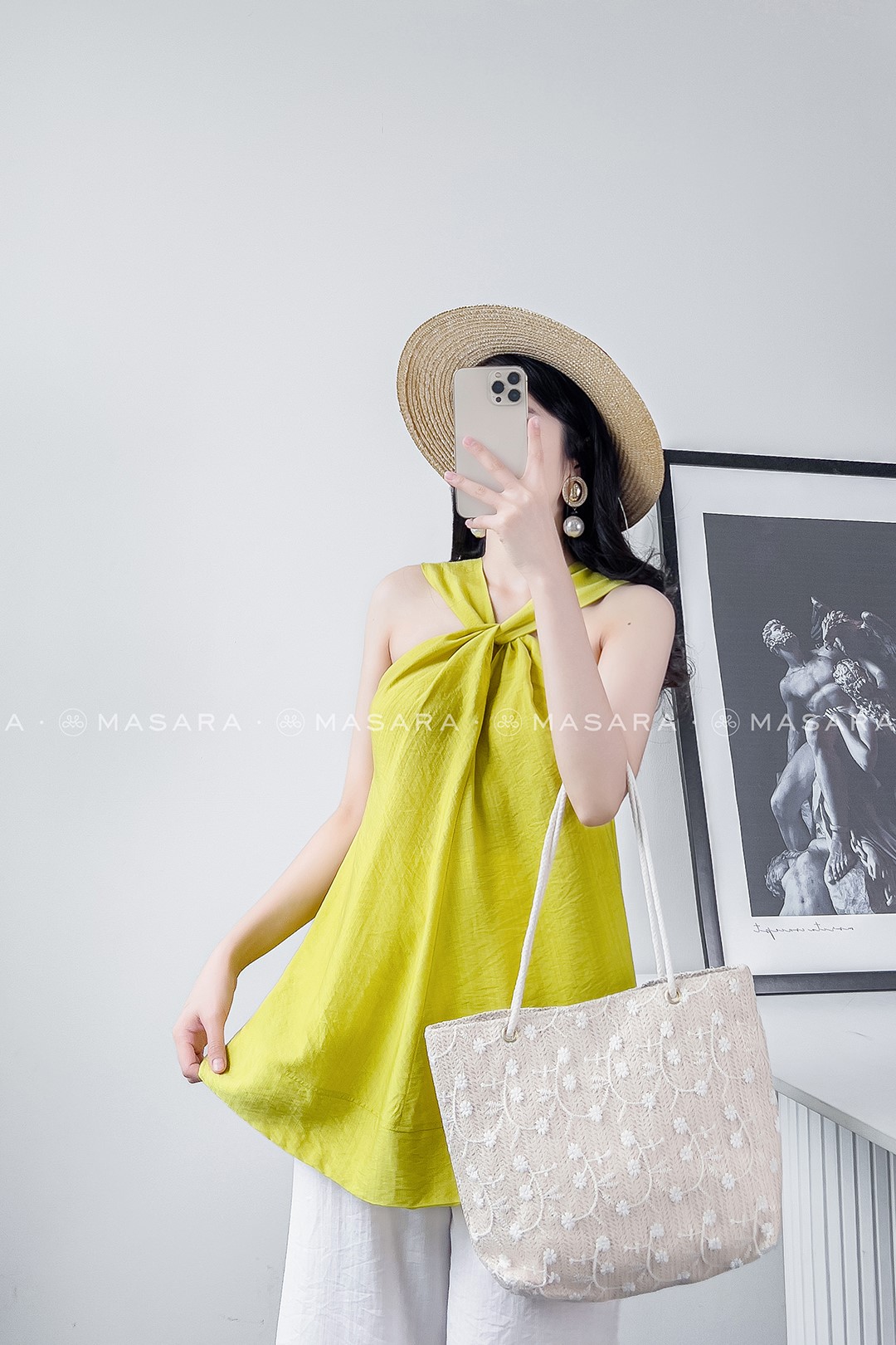 ÁO YẾM ĐŨI LỤA XANH BƠ