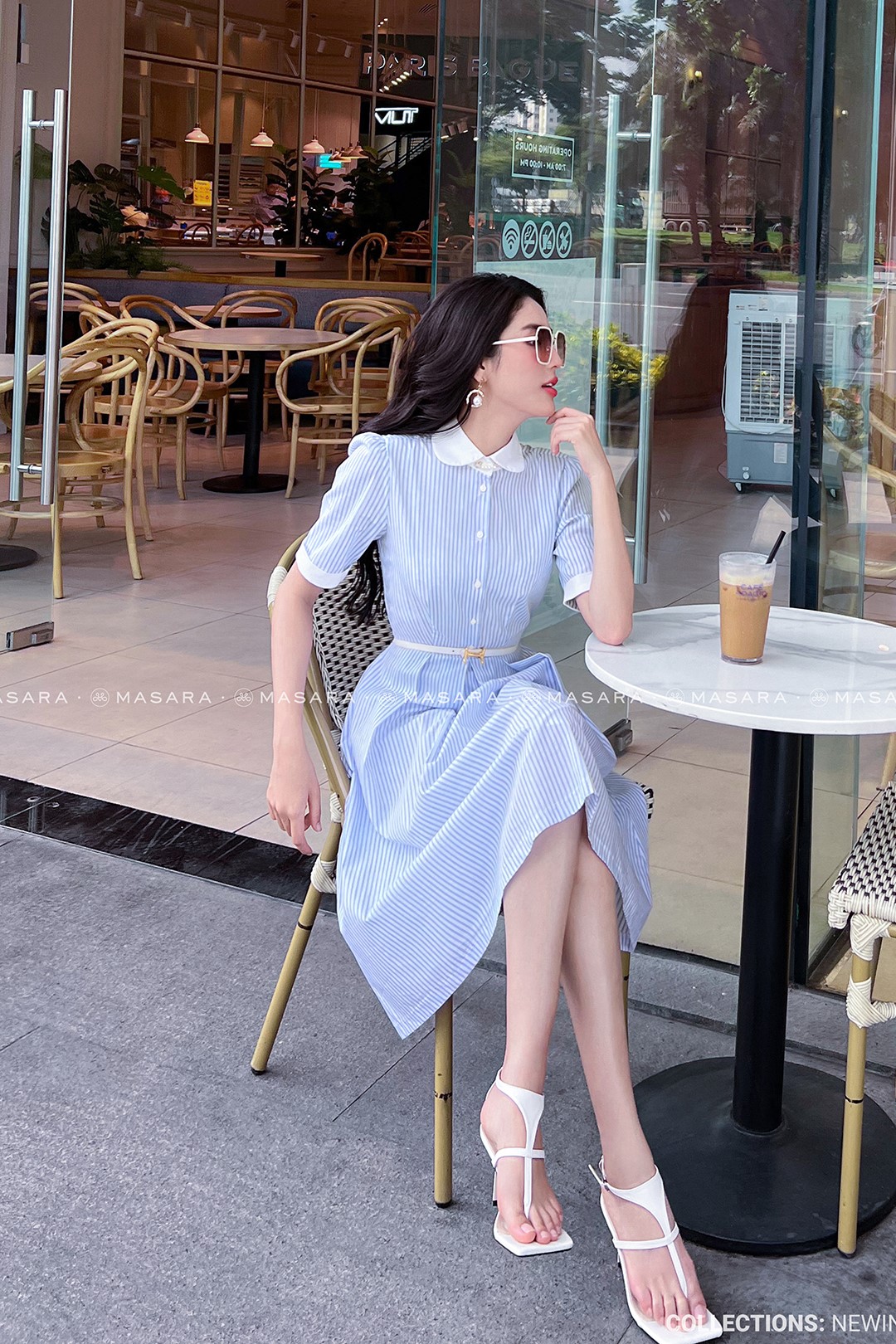 ĐẦM XOÈ KẺ XANH PHỐI CỔ TRẮNG